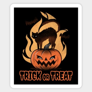 Halloween Trick Or Treat Magnet